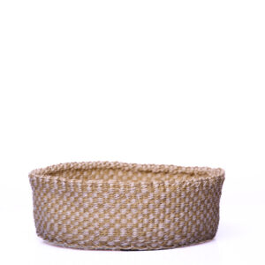 hellbraun weisse Sisal Schale