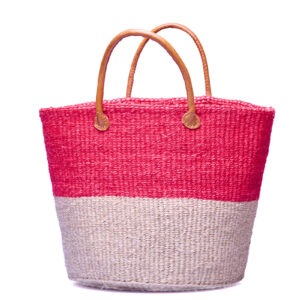 Kyondo Korb Pink Weiss