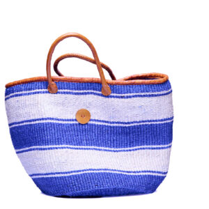 Tasche Kyondo Blau Weiss