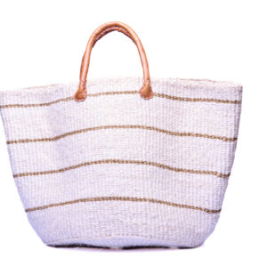 Weiss natur Kyondo Tasche
