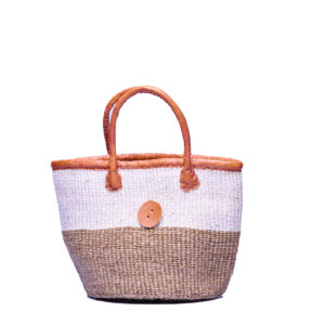 Weiss natur Kyondo Tasche