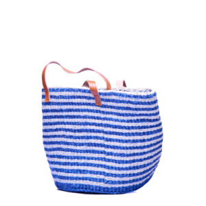 Stylische Weiss Blaue Kyondo Tasche