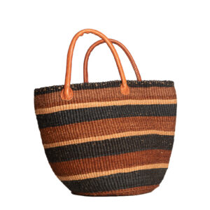 Handtasche Schwarz Braun