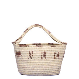 Rafia Korb in Beige