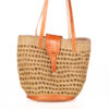 hell braune Tragtasche