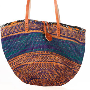 orange-violette Handtasche