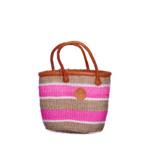 Kiondo in Natur Pink Weiss