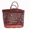 dunkelbraune Kiondo Tasche