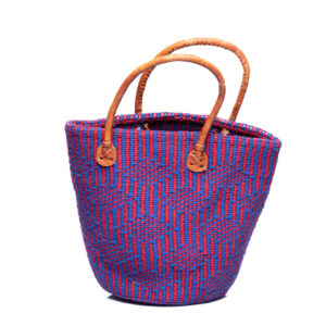 blaue rote tribal Tasche