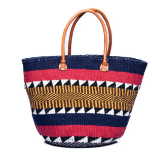 Blau rot weisse Tribal Tasche