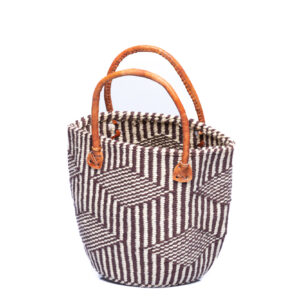 Braun weisse Tribal Tasche