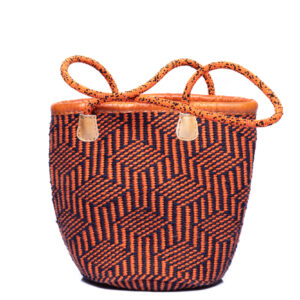orange blaue Tribal Tasche