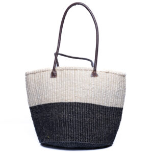 Weiss schwarze Tasche