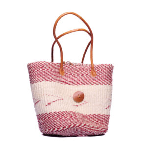 Rot weisse Tasche