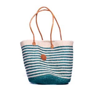 Weiss grüne Tasche