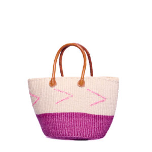 Weiss violette Kyondo Tasche