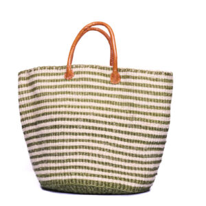 Olive weisse Kyondo Tasche