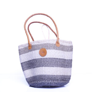Weiss graue Tasche