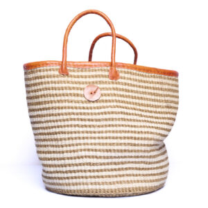 Weiss natur Kyondo Tasche