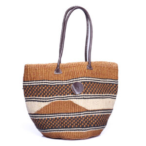 Handtasche in Brauntönen