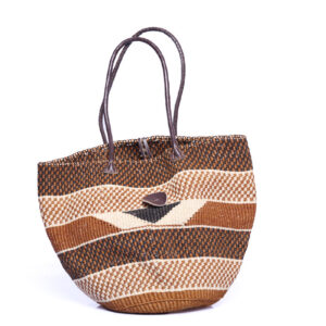 Handtasche in Brauntönen