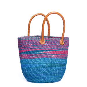 Violette blaue Handtasche