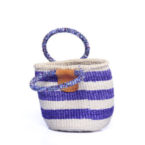 kleine Handtasche mit Perlengriffen