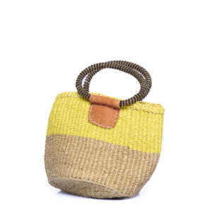Kleine Handtasche mit Perlengriffe