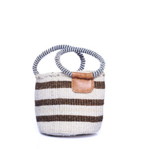Kleine Handtasche mit Perlengriffe