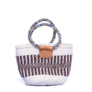 Kleine Handtasche mit Perlengriffe