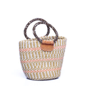 Kleine Handtasche mit Perlengriffe
