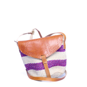 Kleine Handtasche mit langen Griffen