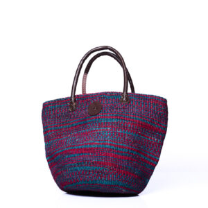 weinrot grüne Handtasche