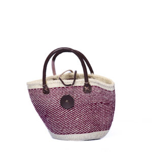 Weiss rote Handtasche